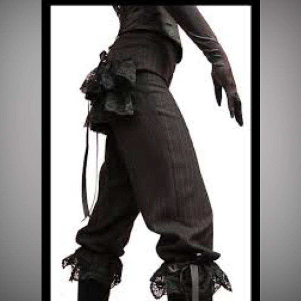 ISO Lovechild Boudoir Black pinstripe Bloomer pants